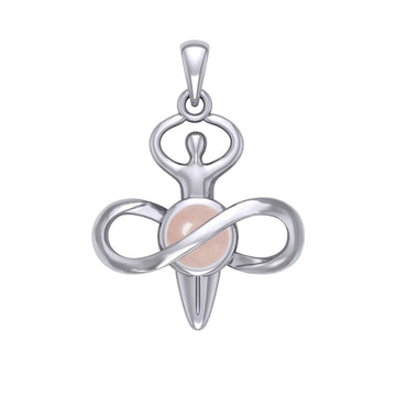 Peter Stone Eternal Light of Goddess Silver Pendant with Gem TPD6176 - Jewelry